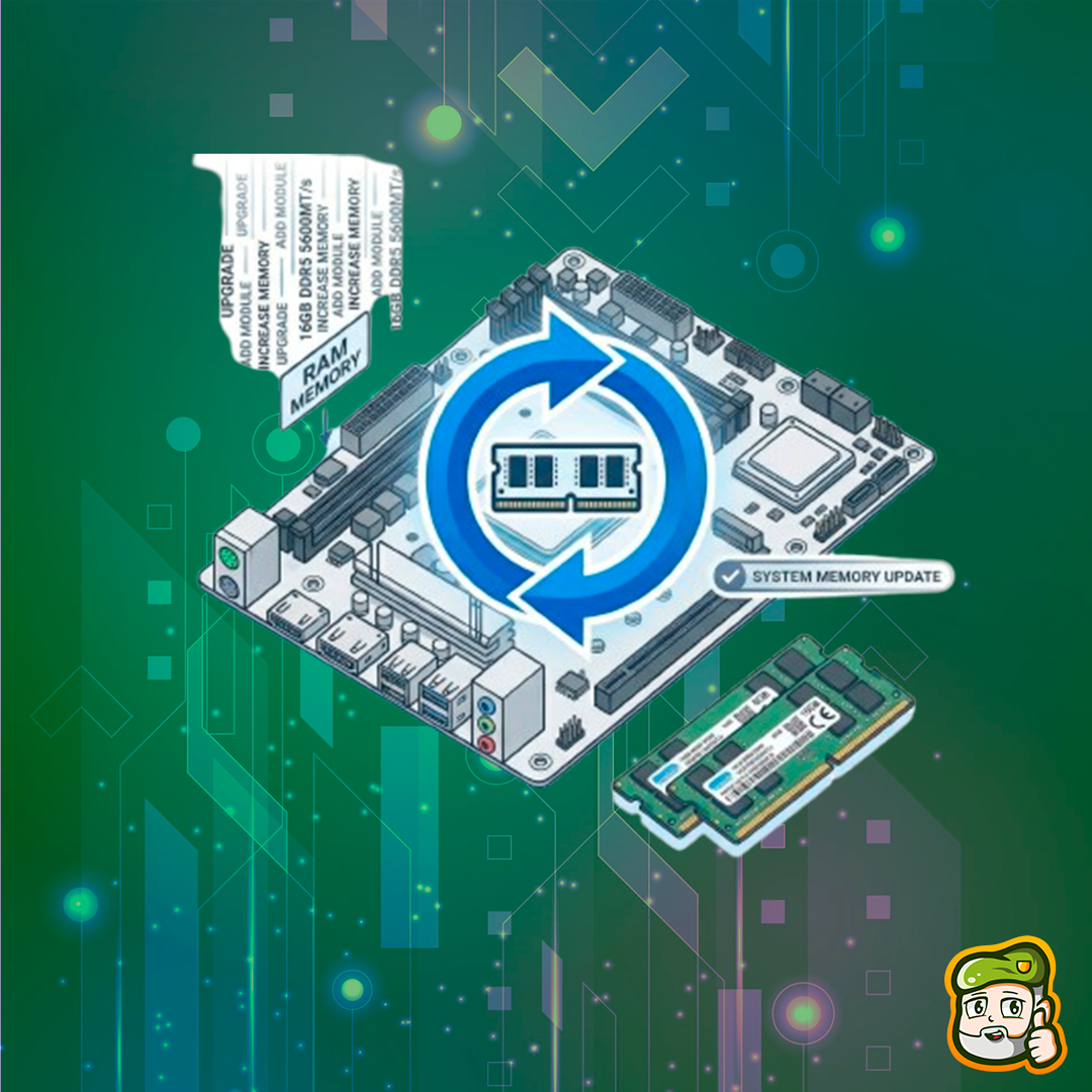 Aumento de RAM computador